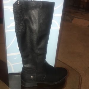 Leather winter boots
